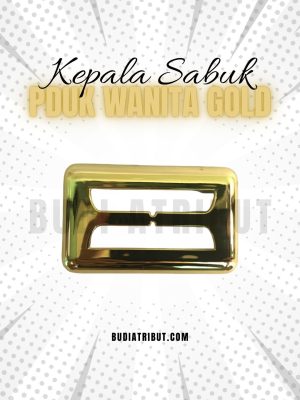 Kepala Sabuk PDUK Wanita Gold