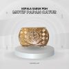 Kepala Sabuk PDH Motif Papan Catur