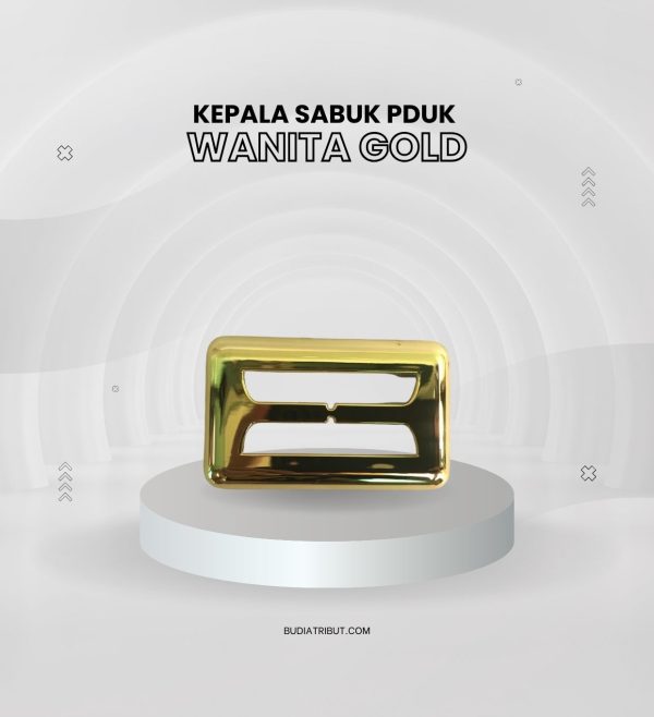 Kepala Sabuk PDUK Wanita Gold